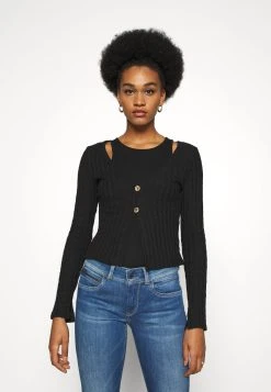 Nly by Nelly BUTTON DOWN CARDIGAN - Gilet Prix Sympa pulls et gilets col en v profond femme