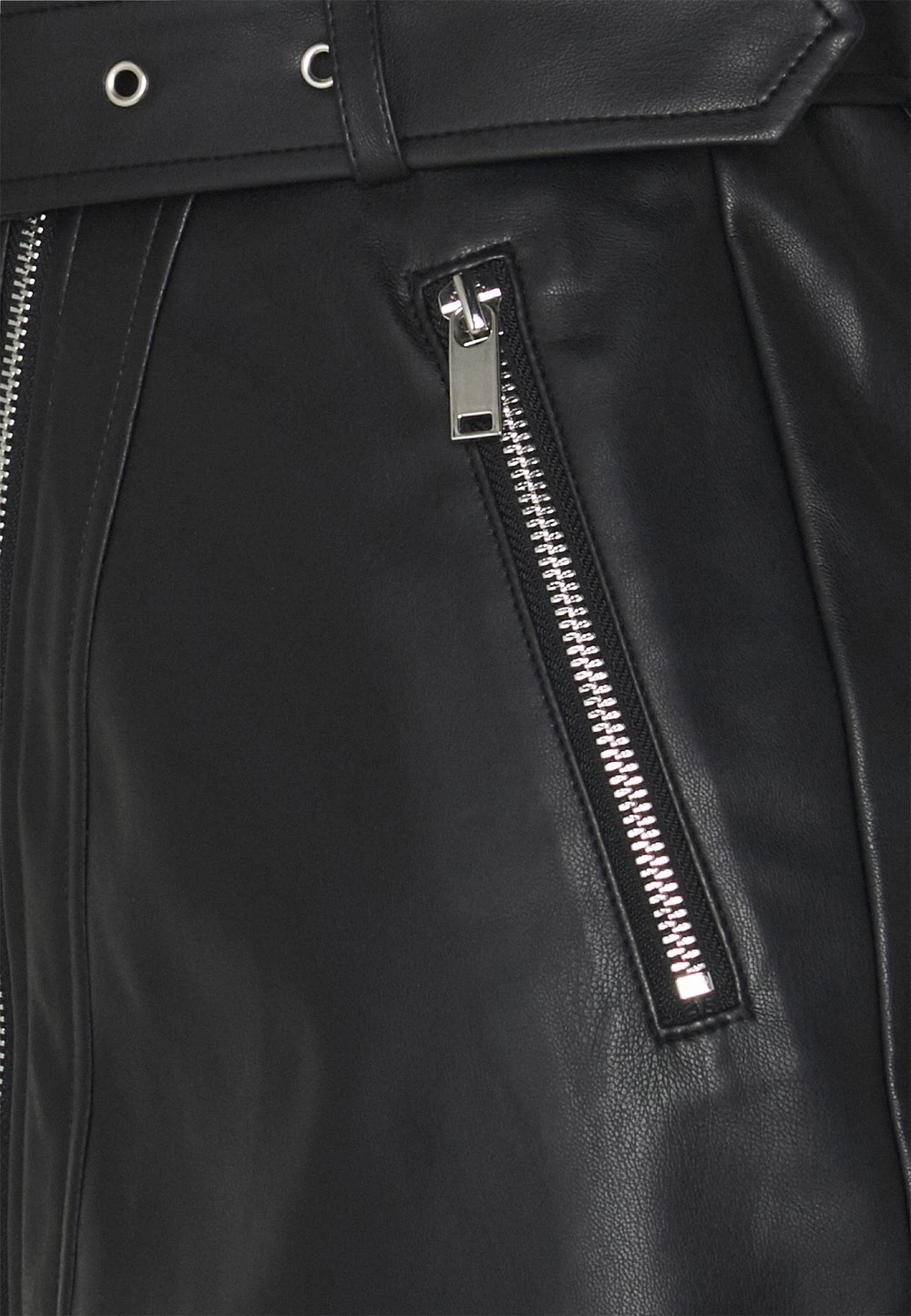 Nly by Nelly DETAILED BIKER SKIRT - Minijupe Authentique 100% jupes fermeture éclair femme 5 Nly by Nelly DETAILED BIKER SKIRT - Minijupe Authentique 100% jupes fermeture éclair femme – Image 3