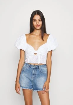 Soldes En Ligne Nly by Nelly PIECE OF CAKE BLOUSE - Blouse chemises et blouses col en v profond femme