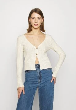 Nly by Nelly BUTTON DOWN CARDIGAN - Gilet Prix Bradés pulls et gilets col en v profond femme