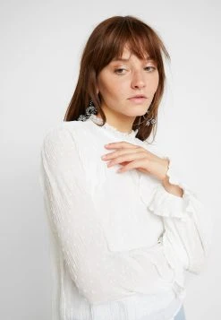 Nly by Nelly Prix Bradés RUCHED BLOUSE - Blouse t-shirts et tops col officier femme -Nly by Nelly boutique 0cc77c2dd7cd43ecba5e0a4f10348f95