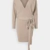 Nly by Nelly Prix Compétitif WRAP DRESS - Robe pull robes cache-cœur femme -Nly by Nelly boutique 1501d00b324441dd98a30879c71547a4