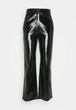 Nly by Nelly Prix Avantageux PATENT ZIP PANTS - Pantalon classique pantalons haute femme