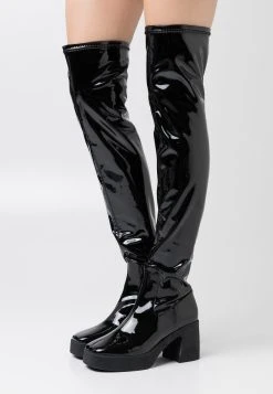 Nly by Nelly Assurance De lâAuthenticitĂ© EXPRESS YOURSELF THIGH HIGH - Cuissardes bottes carré femme