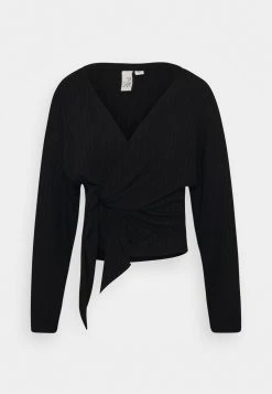 Nly by Nelly Bon Rapport Coût-Efficacité LUXURIOUS WRAP - T-shirt à manches longues t-shirts et tops cache-c&oelig;ur femme -Nly by Nelly boutique 2d528f9f71e14be8becf4797ab4f84ef 3