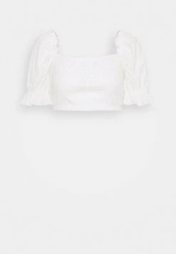 Qualité Garantie Nly by Nelly EMBROIDERED CROPPED - Blouse chemises et blouses carmen femme -Nly by Nelly boutique 314d99a4a16643e9bc18b03fc3402c73