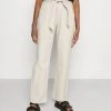 Bon Rapport Coût-Efficacité Nly by Nelly TIE WAIST TWILL PANTS - Pantalon classique pantalons haute femme