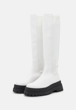 Prix Réduit Nly by Nelly UNDER KNEE CHELSEA BOOT - Bottes à plateau rond femme -Nly by Nelly boutique 42651e70d903446991a4e88847dd975b