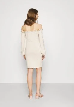 Prix Sympa Nly by Nelly MY FRILL DRESS - Robe en jersey robes carmen femme -Nly by Nelly boutique 4268167a9c5a441eab1194a5a4bc9a89