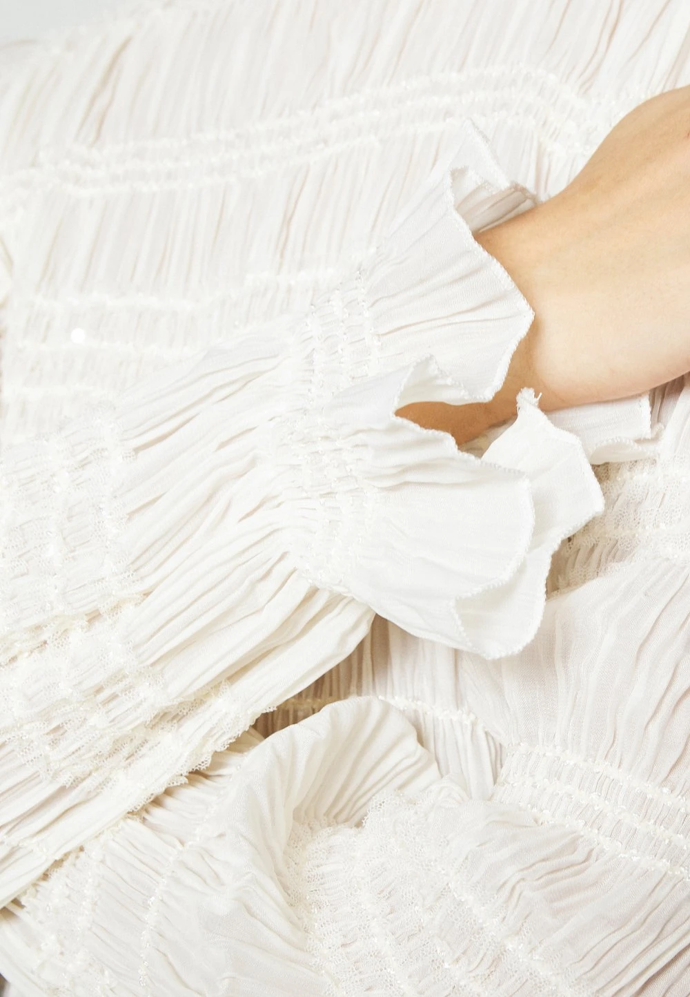 Nly by Nelly RUCHED GLITTER BLOUSE - T-shirt à manches longues Prix Dégriffé t-shirts et tops col rond femme 9 Nly by Nelly RUCHED GLITTER BLOUSE - T-shirt à manches longues Prix Dégriffé t-shirts et tops col rond femme – Image 7