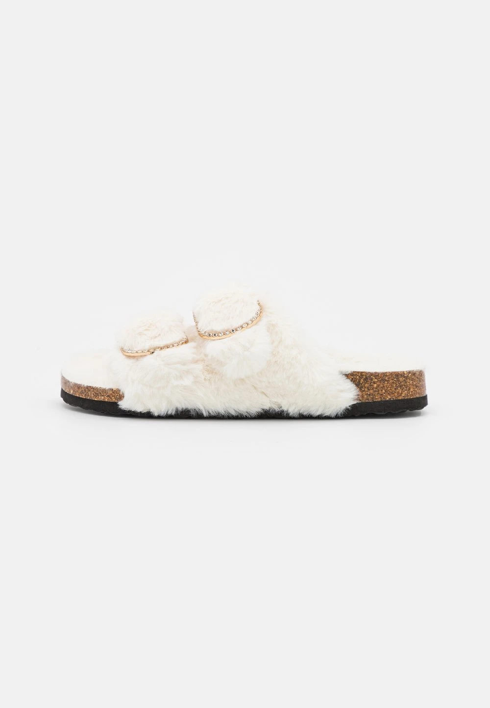 Nly by Nelly DOUBLE STRAP FLUFFY FLAT - Mules Soldes En Ligne chaussons ouvert femme 9 Nly by Nelly DOUBLE STRAP FLUFFY FLAT - Mules Soldes En Ligne chaussons ouvert femme – Image 7