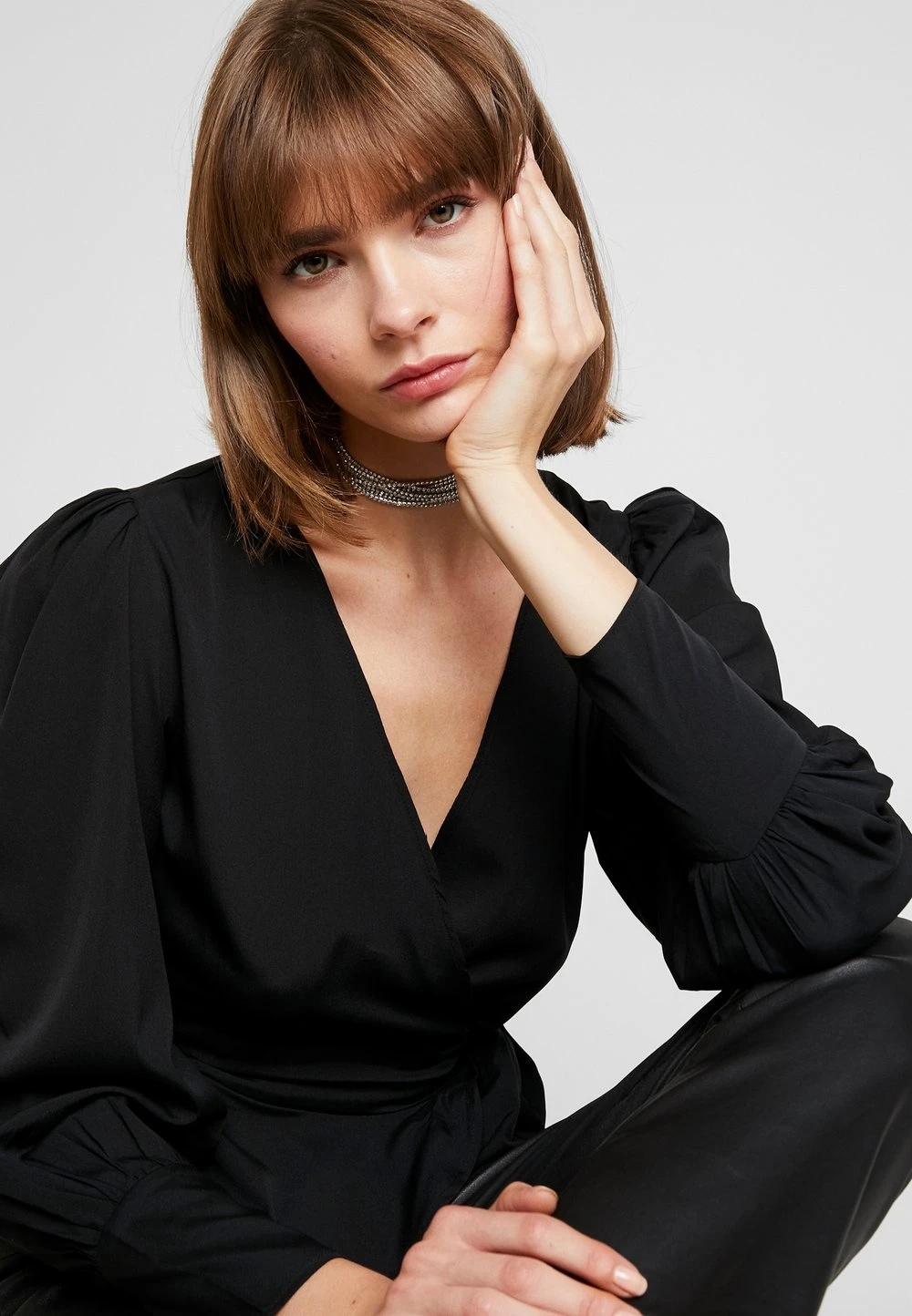 Nly by Nelly Prix Aimable VOLUME WRAP - Blouse chemises et blouses cache-cœur femme 6 Nly by Nelly Prix Aimable VOLUME WRAP - Blouse chemises et blouses cache-cœur femme – Image 4