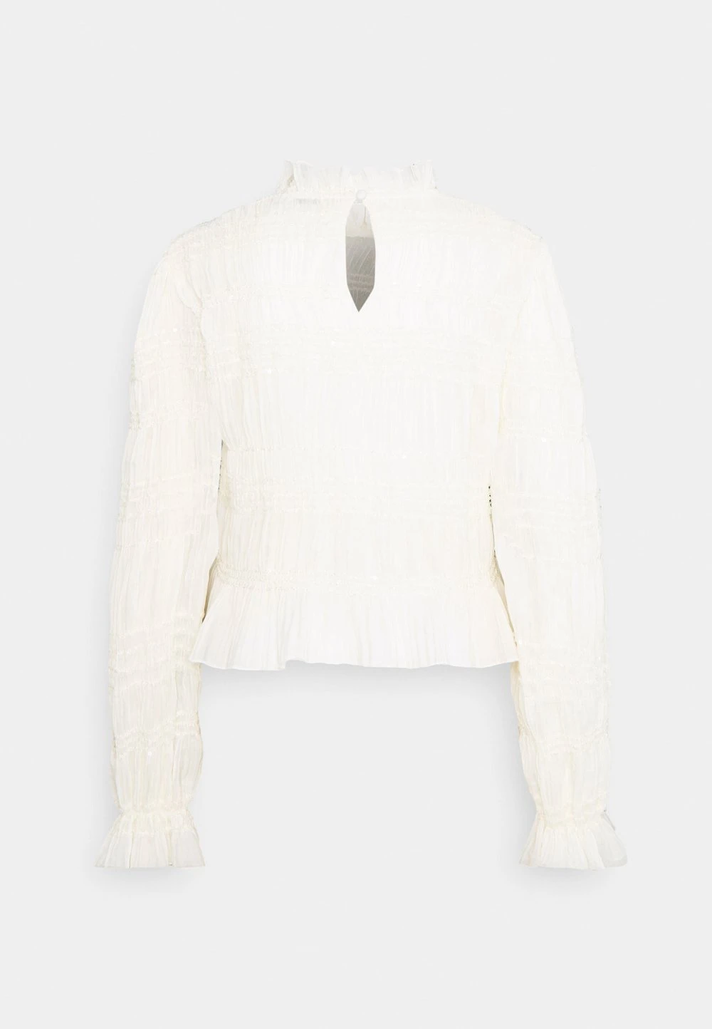 Nly by Nelly RUCHED GLITTER BLOUSE - T-shirt à manches longues Prix Dégriffé t-shirts et tops col rond femme 11 Nly by Nelly RUCHED GLITTER BLOUSE - T-shirt à manches longues Prix Dégriffé t-shirts et tops col rond femme – Image 9