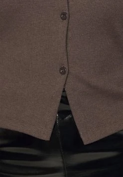 Qualité Supérieure Nly by Nelly EFFORTLESS BUTTON - Chemisier chemises & blouses col en v profond femme -Nly by Nelly boutique 50990526bf084b498246f35f6886fa87