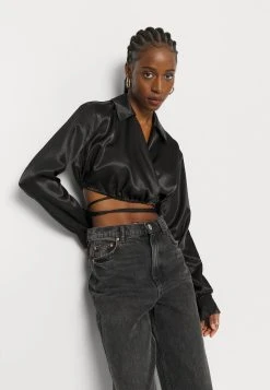 Nly by Nelly WRAP BLOUSE - T-shirt à manches longues Prix Affortable chemises & blouses cache-cœur femme 5 Nly by Nelly WRAP BLOUSE - T-shirt à manches longues Prix Affortable chemises & blouses cache-cœur femme -Nly by Nelly boutique 53aee9de621b4bfc9f8f5f4aa5731b9e