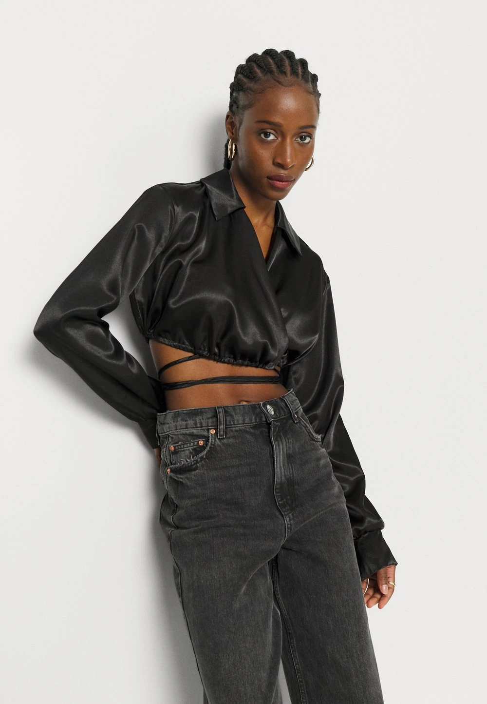 53aee9de621b4bfc9f8f5f4aa5731b9e.jpg Nly by Nelly WRAP BLOUSE - T-shirt à manches longues Prix Affortable chemises & blouses cache-cœur femme -Nly by Nelly boutique 53aee9de621b4bfc9f8f5f4aa5731b9e