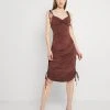 Haute Qualité Nly by Nelly RUCHED DRAPY DRESS - Robe en jersey robes col en v profond femme 1 Haute Qualité Nly by Nelly RUCHED DRAPY DRESS - Robe en jersey robes col en v profond femme -Nly by Nelly boutique 5808892cf145437eb69a840864f08352