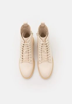 Nly by Nelly qualité absolue LACE UP FLAT BOOT - Bottines à lacets rond femme -Nly by Nelly boutique 599ad7c910494e7fa0e3e665d9dd528b