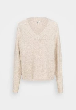 Nly by Nelly EASY VNECK SWEATER - Pullover Qualité garantie 100% pulls et gilets col en v profond femme -Nly by Nelly boutique 59a52bf332b047cca2fa73996b234b53