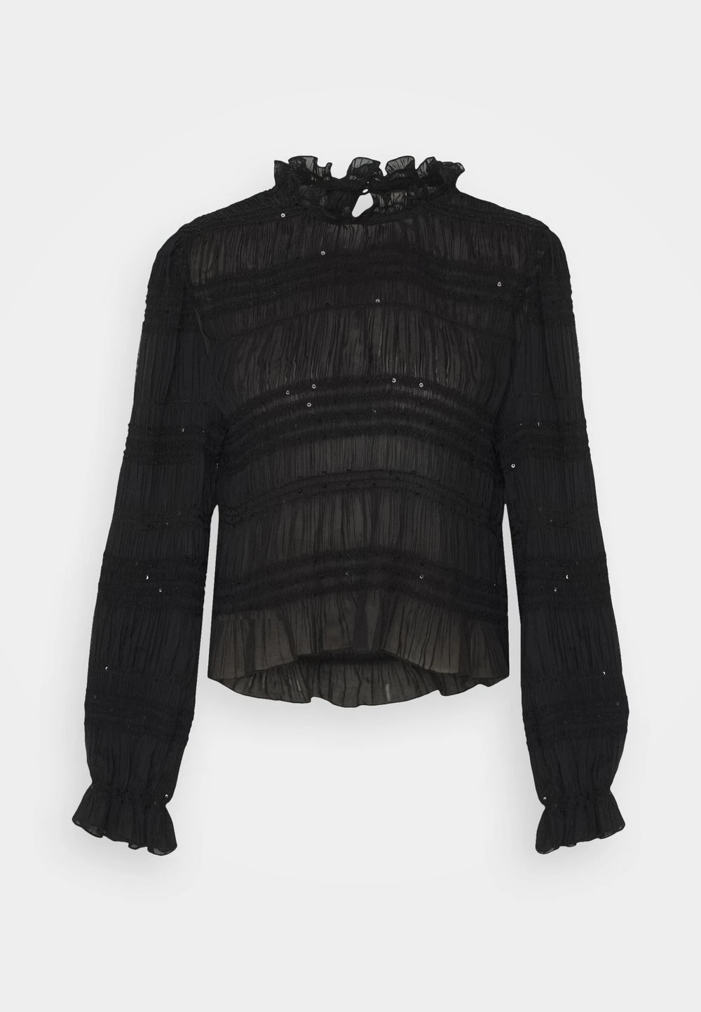 Nly by Nelly RUCHED GLITTER BLOUSE - T-shirt à manches longues Prix Dégriffé t-shirts et tops col rond femme 12 Nly by Nelly RUCHED GLITTER BLOUSE - T-shirt à manches longues Prix Dégriffé t-shirts et tops col rond femme – Image 10