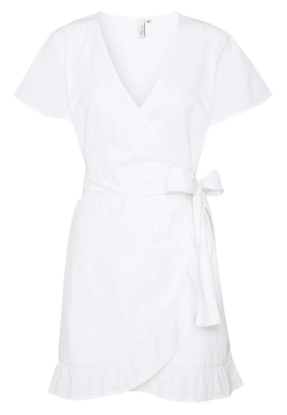 6206cd33e51b4943ac1d62d53f8cf36a.jpg Prix Usine Nly by Nelly WRAPPED FRILL DRESS - Robe de jour robes cache-cœur femme -Nly by Nelly boutique 6206cd33e51b4943ac1d62d53f8cf36a