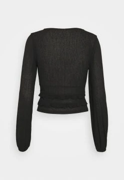 Nly by Nelly SHEER TIE - T-shirt à manches longues Prix Jamais Vus t-shirts et tops col en v profond femme -Nly by Nelly boutique 67c0adff53654fbfaf710c6f9a6181f4