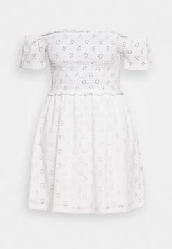 Nly by Nelly BRODERIE SMOCK DRESS - Robe en jersey Qualité Excellente robes carmen femme -Nly by Nelly boutique 6da57c5f2fb040a68eeb75c8942bffcf