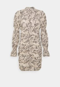 Excellente qualité Nly by Nelly FLORAL HIGH NECK DRESS - Robe de soirée robes col officier femme