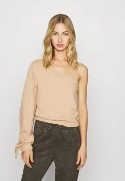Qualité Supérieure Nly by Nelly ONE SHOULDER - Sweatshirt pulls et gilets couleur unie femme