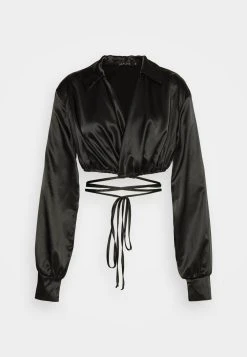 Nly by Nelly WRAP BLOUSE - T-shirt à manches longues Prix Affortable chemises & blouses cache-cœur femme 6 Nly by Nelly WRAP BLOUSE - T-shirt à manches longues Prix Affortable chemises & blouses cache-cœur femme -Nly by Nelly boutique 73117626d9ee425fb2592fa278067b6c 1