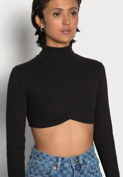 Soldes Nly by Nelly CURVE - T-shirt à manches longues t-shirts et tops col roulé femme -Nly by Nelly boutique 746e835216aa451c8b94c883ff46dfef