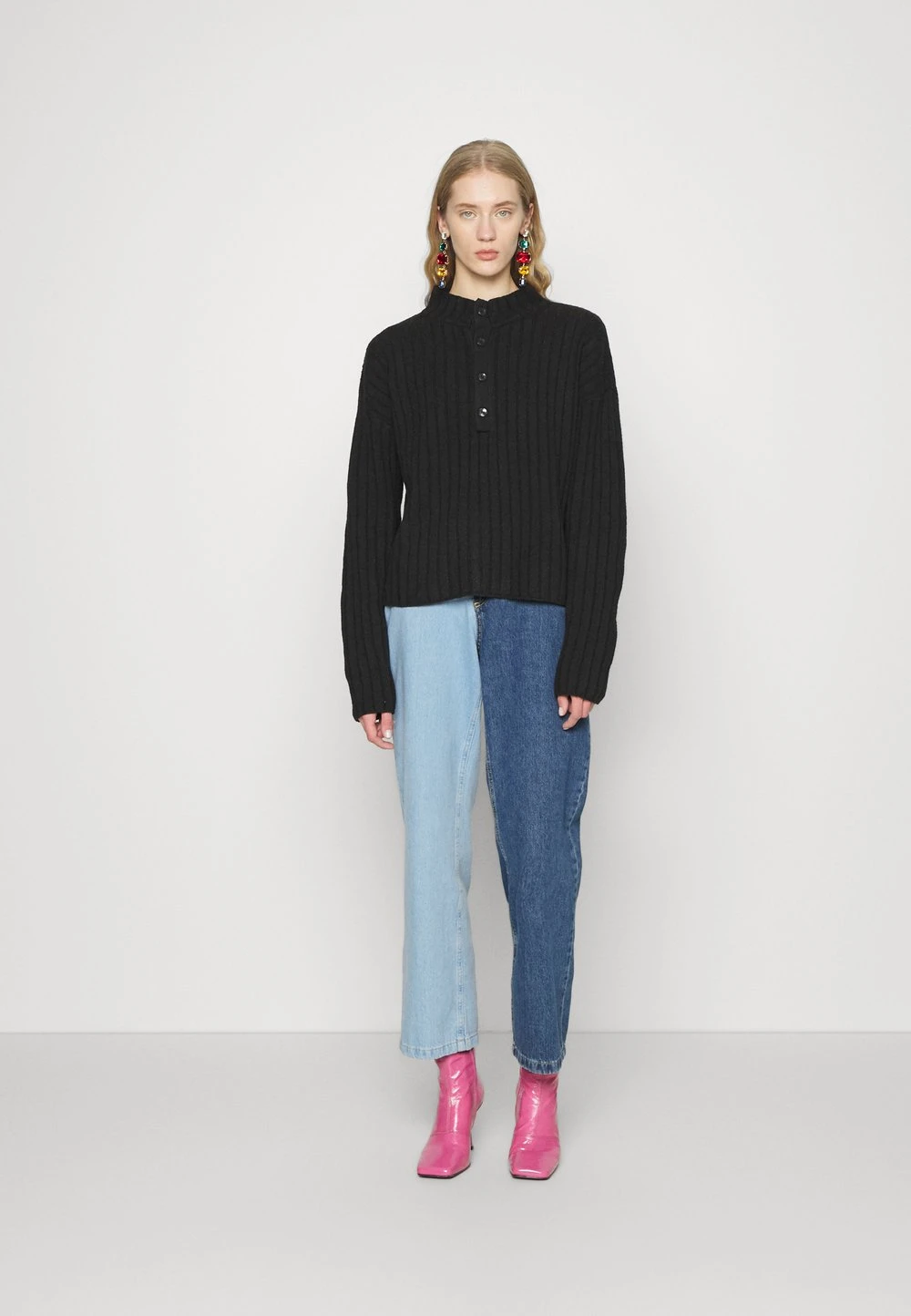 Nly by Nelly BUTTON DETAILED - Pullover Prix Refroidis pulls & gilets col camionneur femme 4 Nly by Nelly BUTTON DETAILED - Pullover Prix Refroidis pulls & gilets col camionneur femme – Image 2