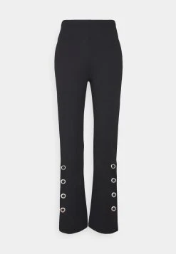 Promos Nly by Nelly EYELET STRAIGHT CREPE PANTS - Pantalon classique pantalons haute femme