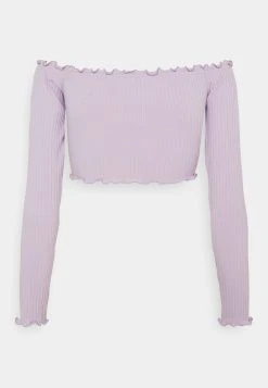 Nly by Nelly OFF SHOULDER SET - T-shirt à manches longues Prix Ourlé pantalons haute femme -Nly by Nelly boutique 7e25f37258474975a0e2c80521b36fe4