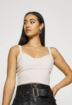 Prix Dégriffé Nly by Nelly COZY - Débardeur t-shirts et tops col en v profond femme -Nly by Nelly boutique 7e45d044e67d498d899b43204a1c4ecc