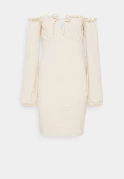 Prix Sympa Nly by Nelly MY FRILL DRESS - Robe en jersey robes carmen femme -Nly by Nelly boutique 830df80b535d41a5a7a4824c285100a0