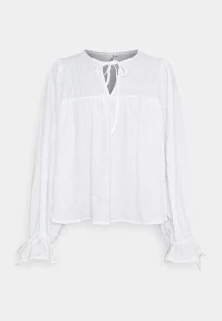 Nly by Nelly STRUCTURE VOLUME BLOUSE - T-shirt à manches longues Petit Prix chemises et blouses col en v profond femme