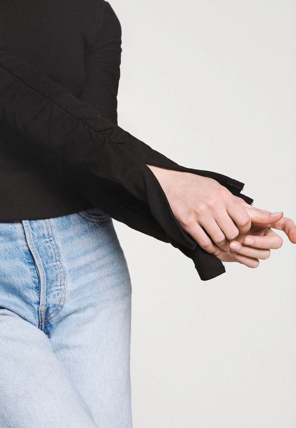 87c93647dd964657bb286205195c9d50.jpg Bon Rapport Coût-Efficacité Nly by Nelly SLEEVE DETAIL - T-shirt à manches longues t-shirts et tops col rond femme -Nly by Nelly boutique 87c93647dd964657bb286205195c9d50