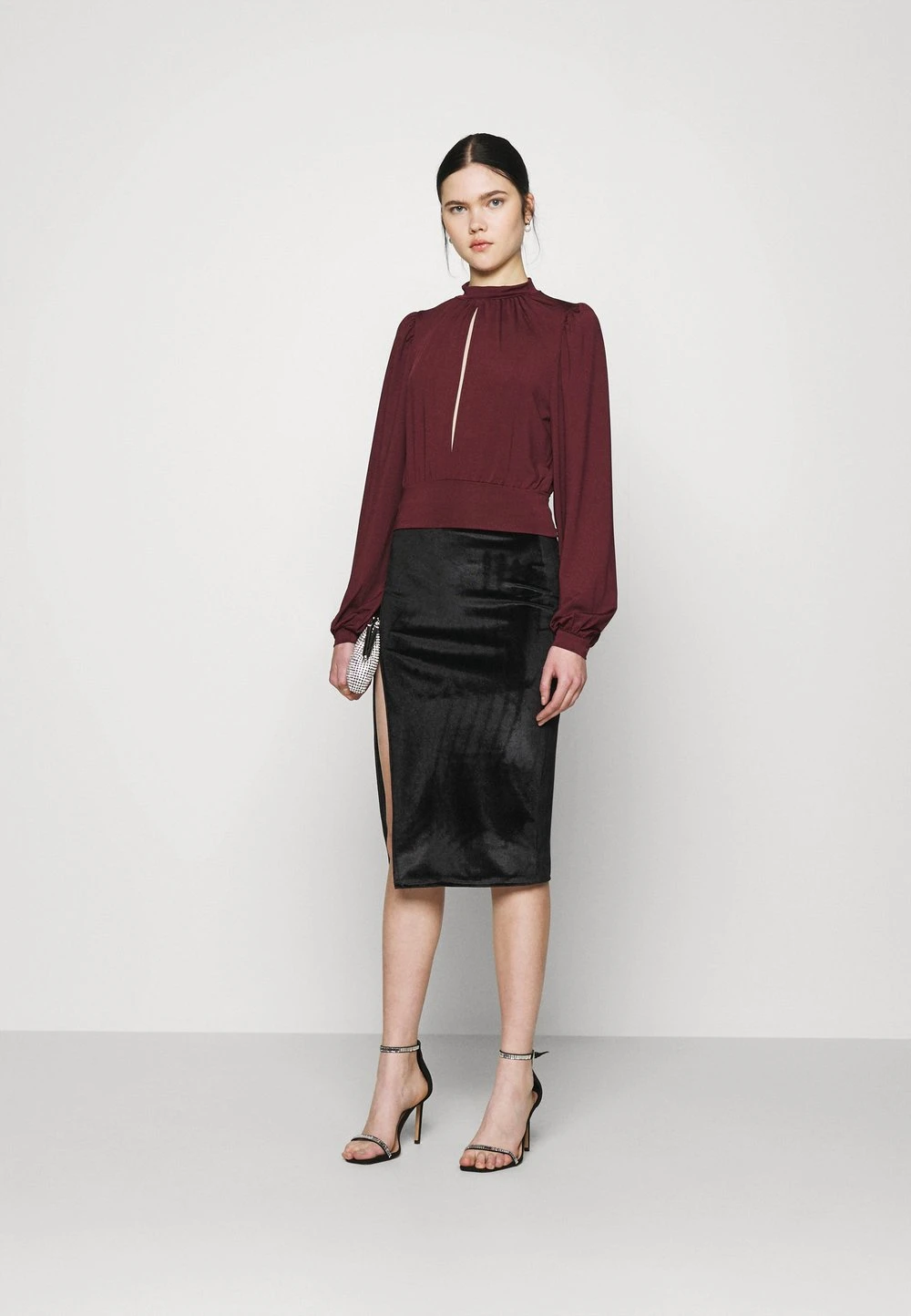 Nly by Nelly KEYHOLE FRONT - T-shirt à manches longues Vendre t-shirts et tops col officier femme 4 Nly by Nelly KEYHOLE FRONT - T-shirt à manches longues Vendre t-shirts et tops col officier femme – Image 2