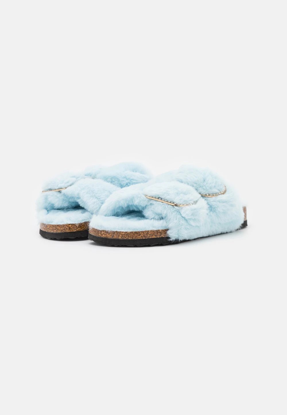Nly by Nelly DOUBLE STRAP FLUFFY FLAT - Mules Soldes En Ligne chaussons ouvert femme 5 Nly by Nelly DOUBLE STRAP FLUFFY FLAT - Mules Soldes En Ligne chaussons ouvert femme – Image 3