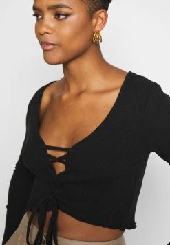 Nly by Nelly Se Vend Bas Prix CARDIGAN - Gilet pulls et gilets col en v profond femme -Nly by Nelly boutique 99679dcaa3194e68957a4c8eaeb6f9c6