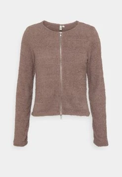 Prix Imbattable Nly by Nelly FLUFFY ZIPPER - Gilet pulls et gilets col rond femme