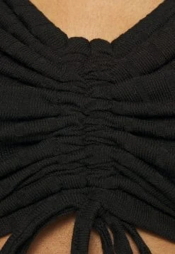 Nly by Nelly LUXURIOUS DRAWSTRING - T-shirt à manches longues Qualité Excellente t-shirts et tops col en v profond femme -Nly by Nelly boutique 9b816e77d7fe4f19a17013fdb10c6ea7