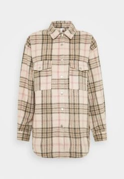 Prix Bradés Nly by Nelly LONG CHECK SHIRT - Chemisier chemises et blouses col chemise femme -Nly by Nelly boutique 9becd805bda04452be9a87e1d272bd01