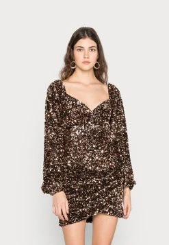 Nly by Nelly VOLUME SEQUIN DRESS - Robe de soirée Prix Légers robes cache-cœur femme