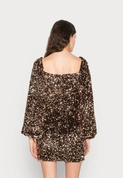Nly by Nelly VOLUME SEQUIN DRESS - Robe de soirée Prix Légers robes cache-c&oelig;ur femme -Nly by Nelly boutique aa4b0c8a96614707b39e7b6643c312ea