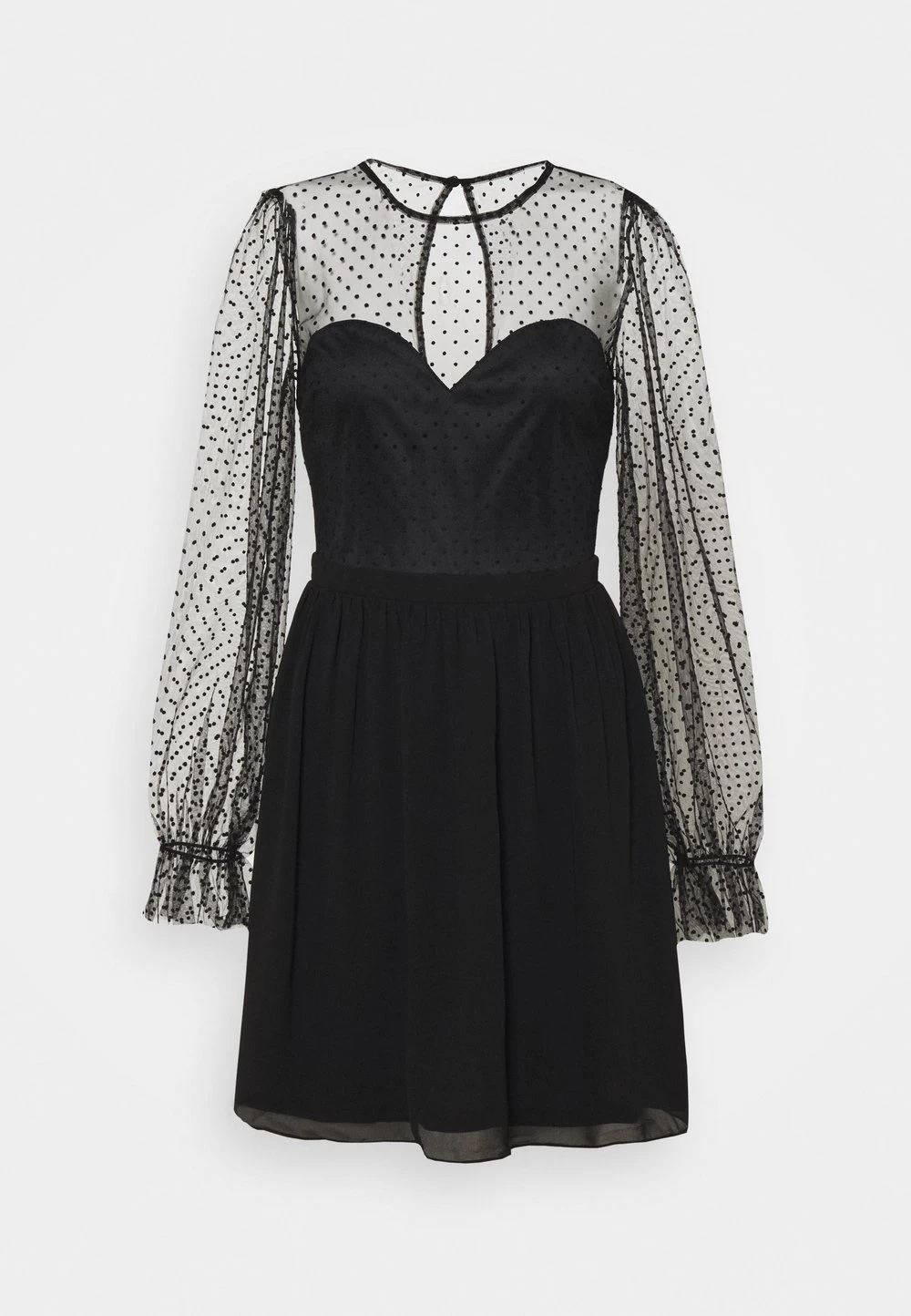 ab3b05721c2444469232724e7615e19e.jpg Nly by Nelly RITZY DOT SKATER DRESS - Robe de soirée Qualité garantie 100% robes col rond femme -Nly by Nelly boutique ab3b05721c2444469232724e7615e19e