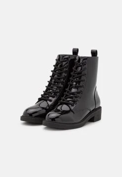 Nly by Nelly Prix Usine LACE UP FLAT BOOT - Bottines à lacets rond femme 4 Nly by Nelly Prix Usine LACE UP FLAT BOOT - Bottines à lacets rond femme -Nly by Nelly boutique b361e68b898d49bfbb322301b7e21d81