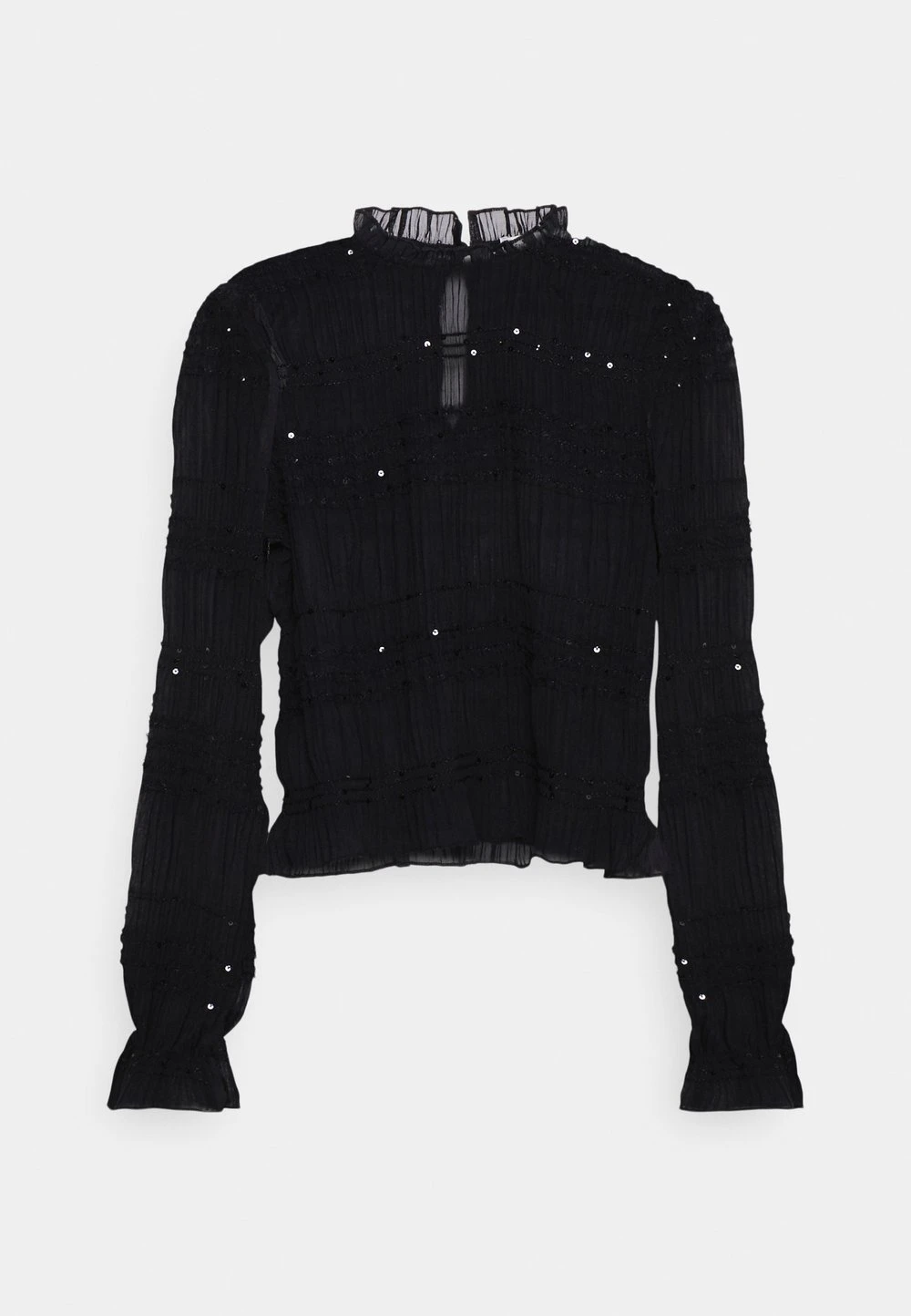 Nly by Nelly RUCHED GLITTER BLOUSE - Blouse Un Tarif Préférentiel chemises & blouses col officier femme 6 Nly by Nelly RUCHED GLITTER BLOUSE - Blouse Un Tarif Préférentiel chemises & blouses col officier femme – Image 4