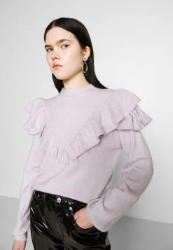 Nly by Nelly FRILLED TO SEE YOU - Pullover Qualité garantie 100% pulls et gilets col officier femme -Nly by Nelly boutique bd0991c305c048e4ad73edcd3cfe55d5